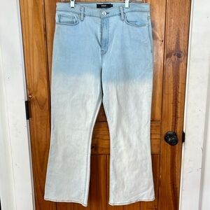 Hudson Barbara Bootcut Light Faded Blue Ombré Denim Jeans 31 NWT